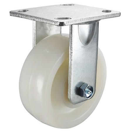 Rigid Plate Caster, Nylon, 6 in., 1500 lb. MPN:P25R-N060K-14-001