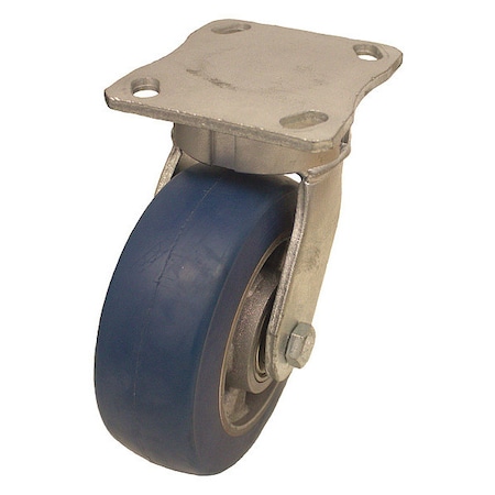 PlateCaster, Swivel, Polyurethane, 6 7/16