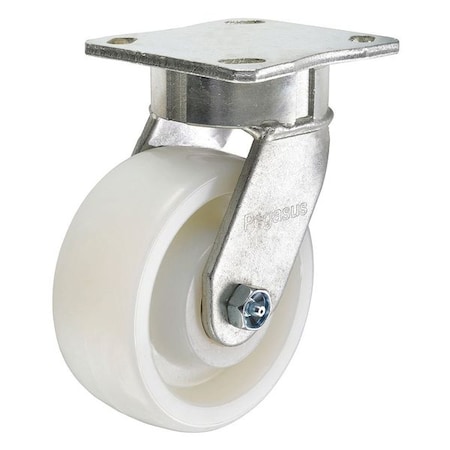Swivel Plate Caster, Nylon, 5 in., 1250 lb. MPN:P25S-N050K-14-002
