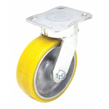 PlateCaster, Swivel, Polyurethane, 10 1/8