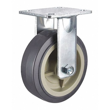 Plate Caster, 1000 lb. Load Rate, 10-1/8