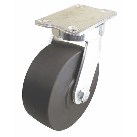 Plate Caster, 5400 lb. Load Rate, 8