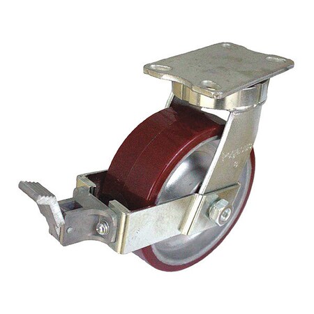 PlateCaster, Swivel, Polyurethane, 10 1/8