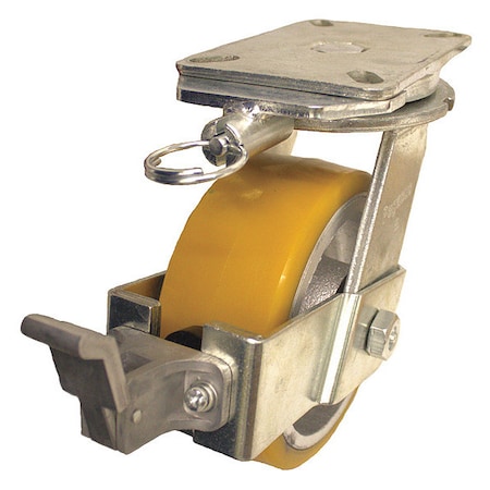 PlateCaster, Swivel, Polyurethane, 10 1/2