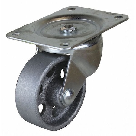 Swivel Plate Cstr, Cast Iron, 4 in, 450 lb. MPN:P2S-C040G-P