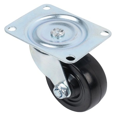 Plate Caster, 210 lb. Load Rating, Swivel MPN:P2S-HR030G-P