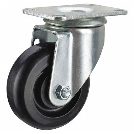 Swivel NSF-Listed Plate Cstr, Polyolefin, 3 in, 270 lb MPN:P2S-PB030G-P
