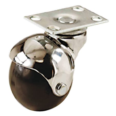PlateCaster, Swivel, Polypropylene, 2 1/2