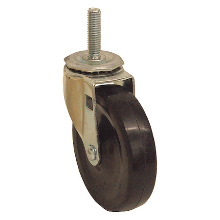 Stem Caster, 150 lb. Load, Black Wheel MPN:P5S-R040G-ST76