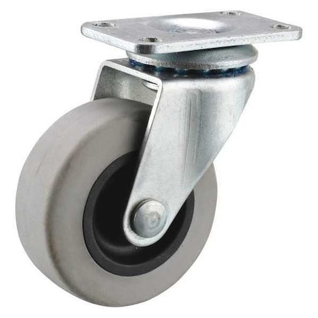 Swivel NSF-Listed Plate Caster, TPR, 2 in., 80 lb. MPN:P5S-RP020G-P-001