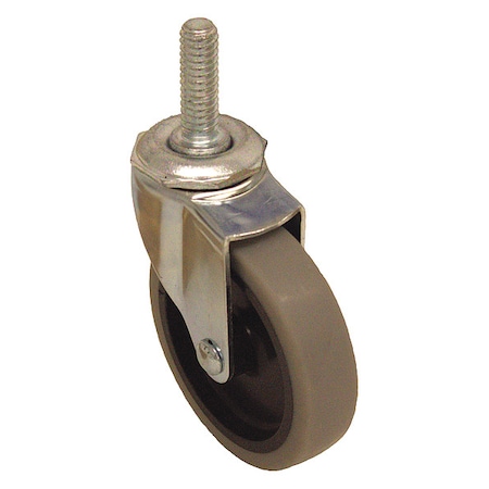 Stem Caster, 120 lb. Ld Rating, Gray Wheel MPN:P5S-UP030G-ST1