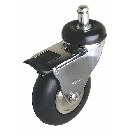 Swivel Stem Caster w/Total Lock, Neoprene, 125 lb MPN:P7S-SRP020K-SG5-TB