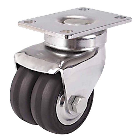 Plate Caster, 330 lb. Load Rating, Rigid MPN:P9R-SRP025K-P-CF