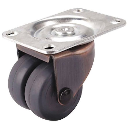 Plate Caster, 210 lb. Load Rating, Swivel MPN:P9S-HR020G-P-AF