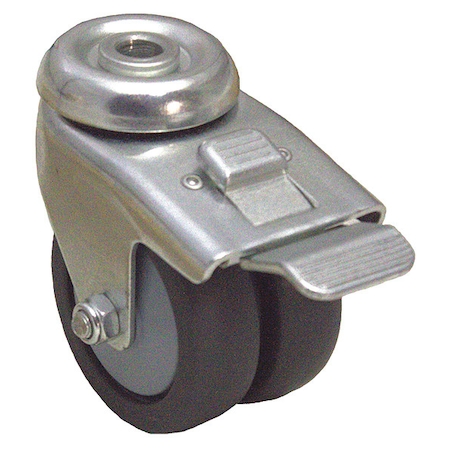 Bolt Hole Caster, 220 lb. Load, Gray Wheel MPN:P9S-RP030K-H-TB