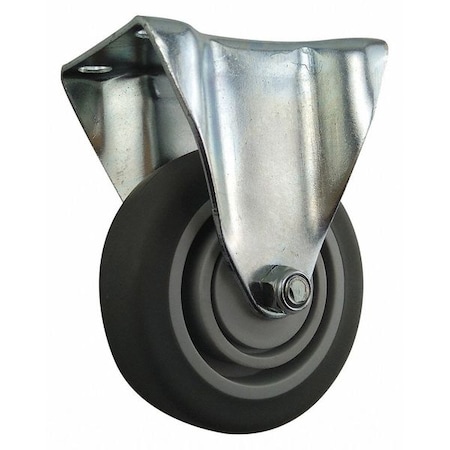 Rigid Plate Caster, TPR, 4 in., 260 lb. MPN:PGR40120ZN-TPR22(GG)