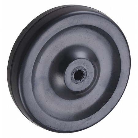 Caster Wheel, Rubber, 4 in., 140 lb. MPN:RN04Z5205G