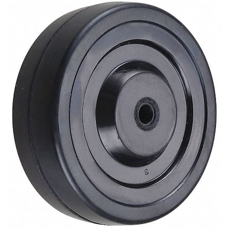 Caster Wheel, Rubber, 4 in., 165 lb. MPN:RR0405205