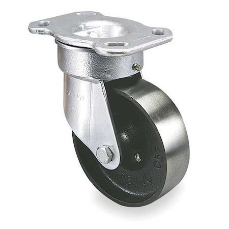 Kingpinless Plate Caster, Swivel, Iron, 6 in, 2000 lb, A MPN:TSH150CI15T24