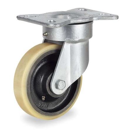 Kingpinless Plate Caster, Swivel, Poly, 8 in, 2420 lb, A MPN:TSH200PT15T24