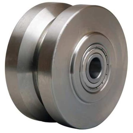 Caster Wheel, Steel, 4 in., 850 lb. MPN:W-420-SVB-1/2