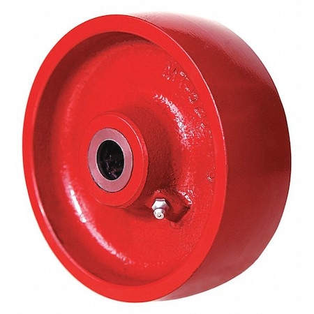 Caster Wheel, Cast Irn, 6 in., 1400 lb., Red MPN:W-620-M-3/4