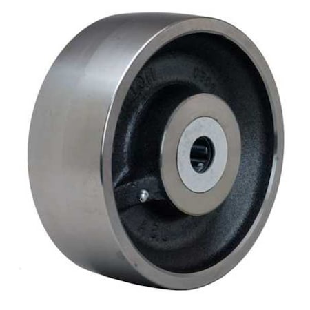 Caster Wheel, Steel, 8 in., 14, 000 lb., Slvr MPN:W-830-FSH-1