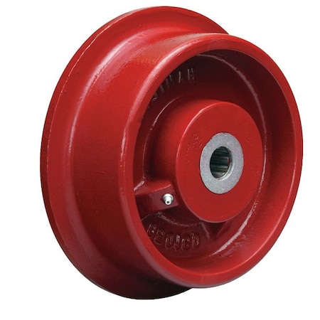 Caster Wheel, Cast Iron, 8 in., 4500 lb. MPN:WFT-82H-1