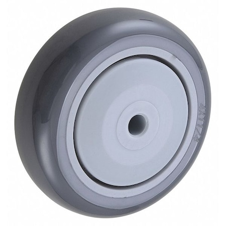 Caster Wheel, Polyurethane, 400 lb., Gray MPN:XA0402806