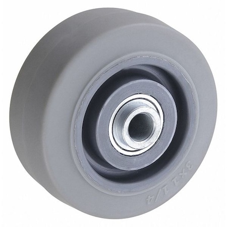 Caster Wheel, TPR, 3 in., 200 lb., Gray Core MPN:XS0303106