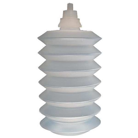Squeeze Bottle, Accordion Luer Lock, - Length, Low Density Polyethylene, Translucent, 5 PK MPN:5FVF8