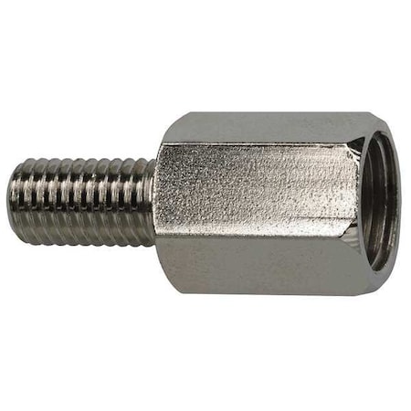 Lube Adapter, NPT, Plated Brass, Silver MPN:G502