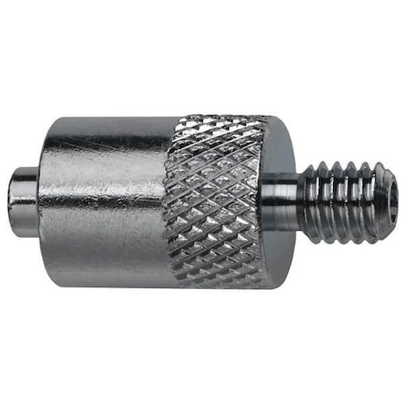 Male Luer to 10-32 Male, Male, Plated Brass, Silver MPN:G511