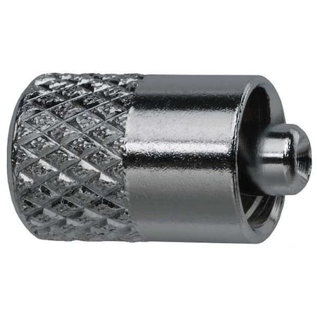 Male Luer Lock Blank, Male, Plated Brass, Silver MPN:G515
