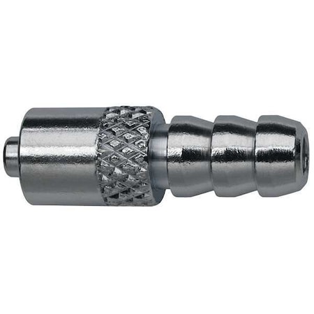 Male Luer Barb Adapter, Male, 303 Stainless Steel, Silver MPN:G521