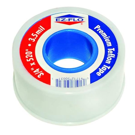 Thread Sealant Tape, White, PTFE, 260
