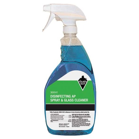 Cleaner and Disinfectant, 32 oz. Bottle, Lemon MPN:36XX41