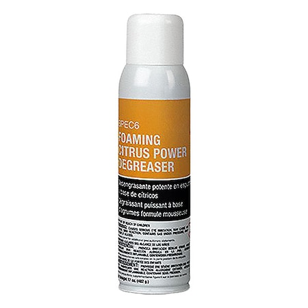 Multi-Purpose Cleaner/Degreaser, 20 oz. Aerosol Can, Liquid, White MPN:6PEC6