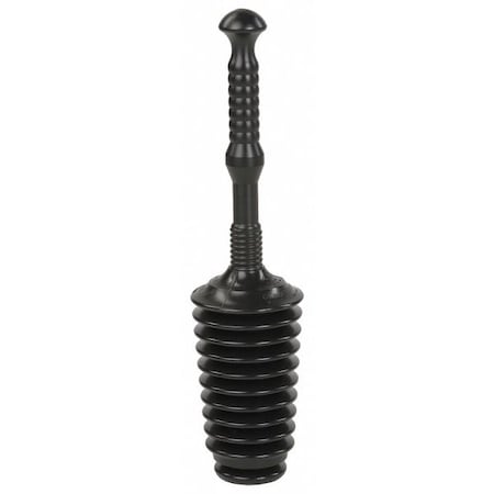 Bellows Toilet Plunger, Polyethylene, Cup Size 5 in. MPN:12G689