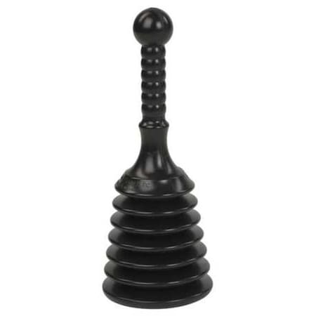 Bellows Toilet Plunger, Polyethylene, Cup Size 5 in. MPN:12G690