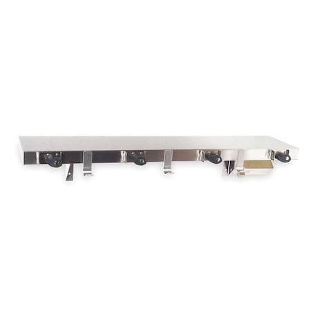 Utility Shelf w/Mop Holders, 36x9-1/8In MPN:1ECL7