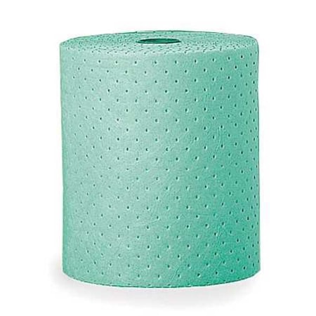 Sorbent Roll, 50 gal, 32 in x 150 ft, Chemical, Hazmat, Green, Polypropylene MPN:23731G