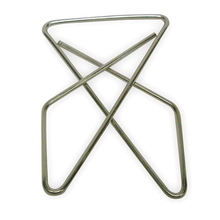 Butterfly Clamp, Silver, 2 1/2in L, PK30 MPN:2WFU9