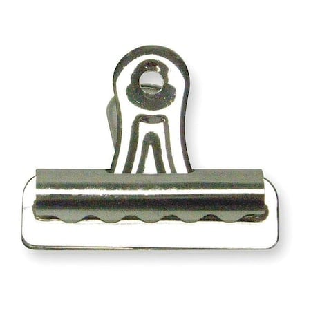Bulldog Clip, 1 1/4 In W, Silver, PK36 MPN:2WFV7