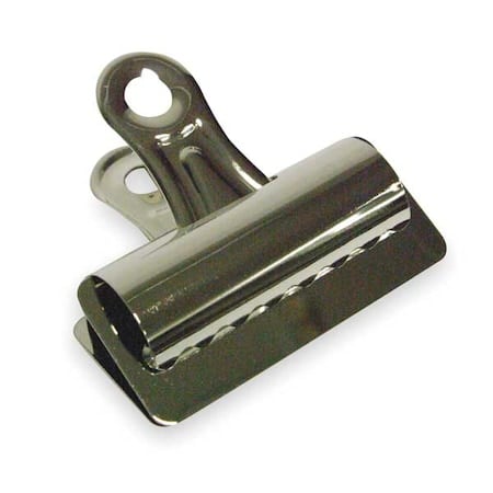 Bulldog Clip, 3in W, Silver, PK12 MPN:2WFV9