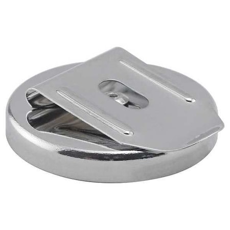 Belt Clip Magnet, Steel, 3/8 In H, 2 In Dia MPN:7221
