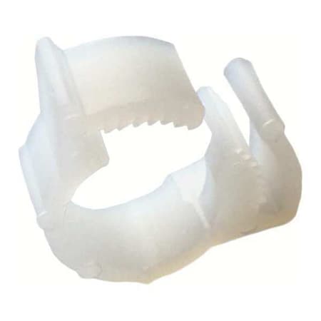 Snap-Hose Clamp, White, 1.61