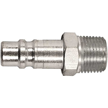 Coupler Plug, MNPT, 3/8, Steel, PK2 MPN:5ZLP0