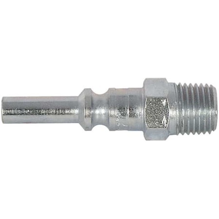 Quick Connect Plug, Lincoln, 1/4 in MNPT, Steel, 300 psi, 2 Pack MPN:5ZLR4