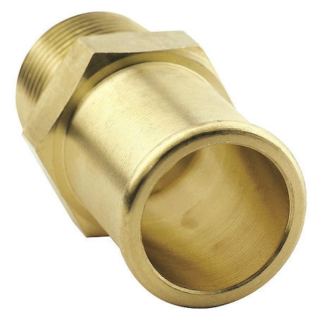 Hose Barb, 1 In Barb, 3/4 In MNPT, Brass MPN:6AFJ5